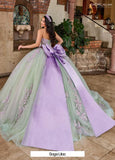 This dress creates a stunning visual effect that embodies both elegance and youthful charm Style #: RQ1140